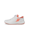 ECCO WOMEN'S GOLF CORE BOA -- WHITE/CORAL