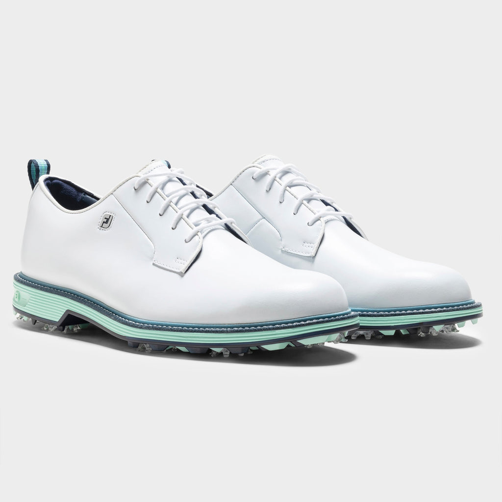 FOOTJOY PREMIERE SERIES FIELD -- WHITE/AQUA
