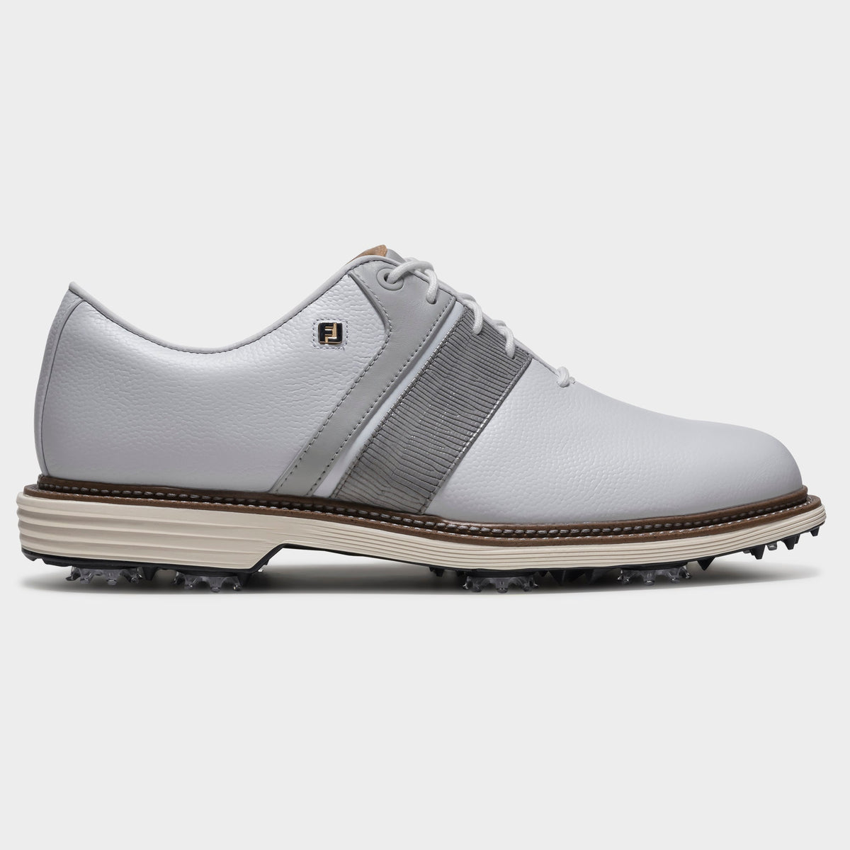 FOOTJOY PREMIERE SERIES PACKARD -- WHITE/GREY