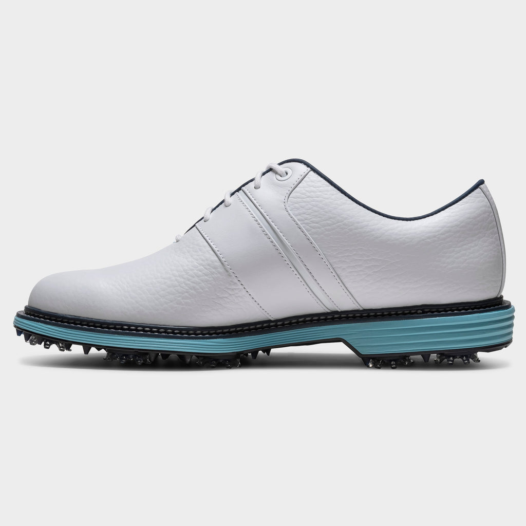 FOOTJOY PREMIERE SERIES PACKARD -- WHITE/BLUE
