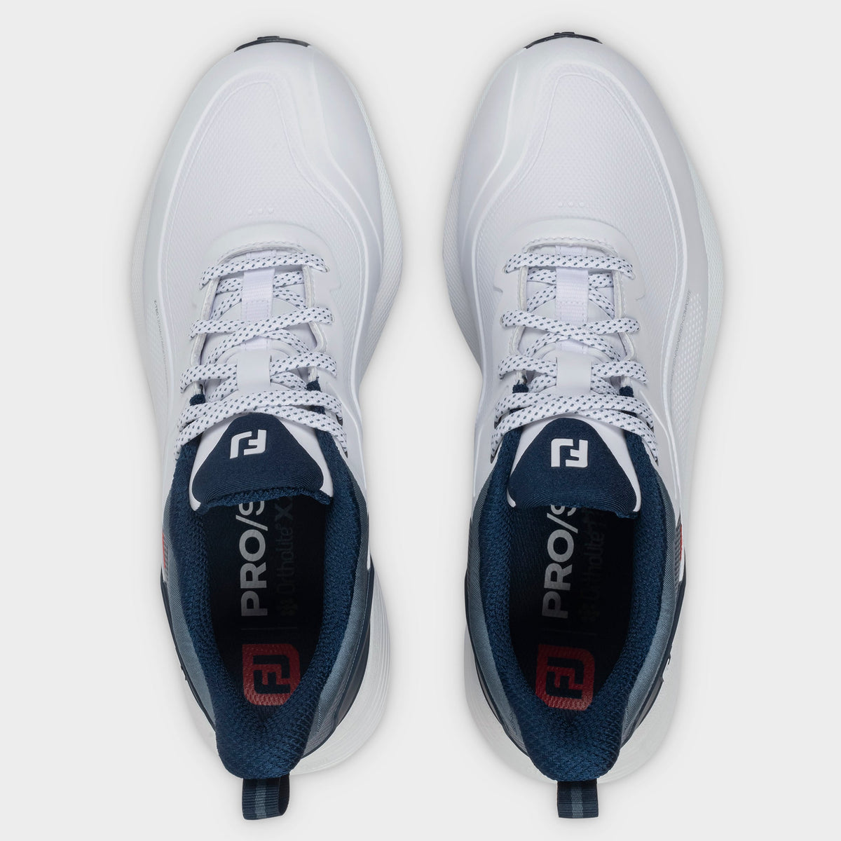 FOOTJOY PRO SL -- WHITE/NAVY