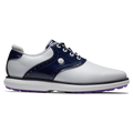 FOOTJOY WOMEN'S TRADITIONS SPIKELESS -- WHITE/NAVY