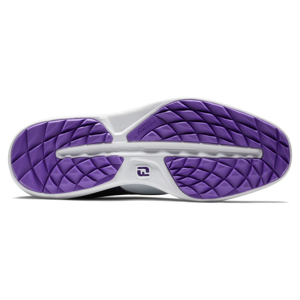 FOOTJOY WOMEN'S TRADITIONS SPIKELESS -- WHITE/NAVY