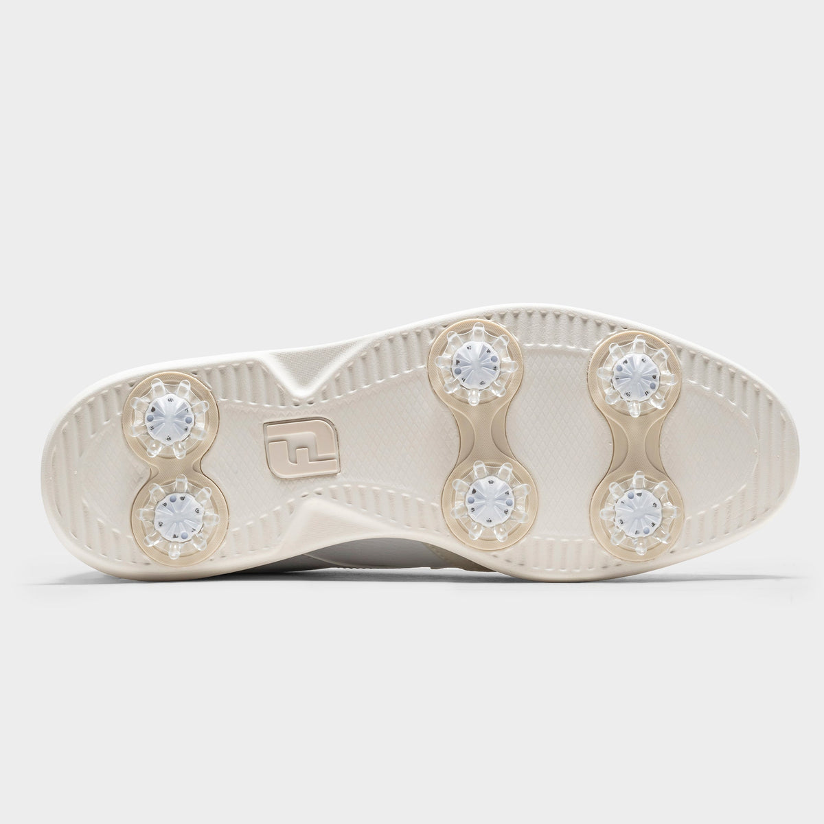 FOOTJOY WOMEN'S TRADITIONS WING TIP -- WHITE/GOLD