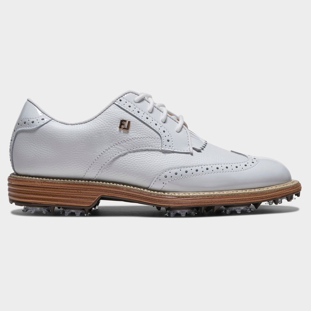FOOTJOY WOMEN'S PREMIERE SERIES MADISON -- WHITE/CHESTNUT
