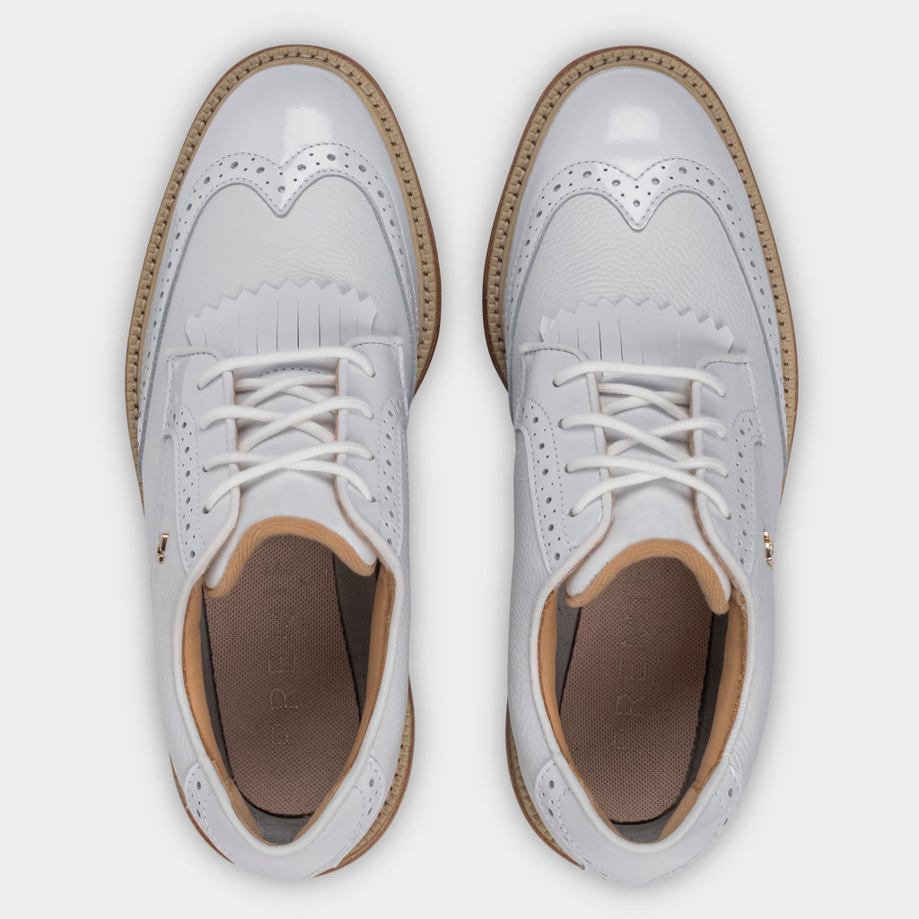 FOOTJOY WOMEN'S PREMIERE SERIES MADISON -- WHITE/CHESTNUT