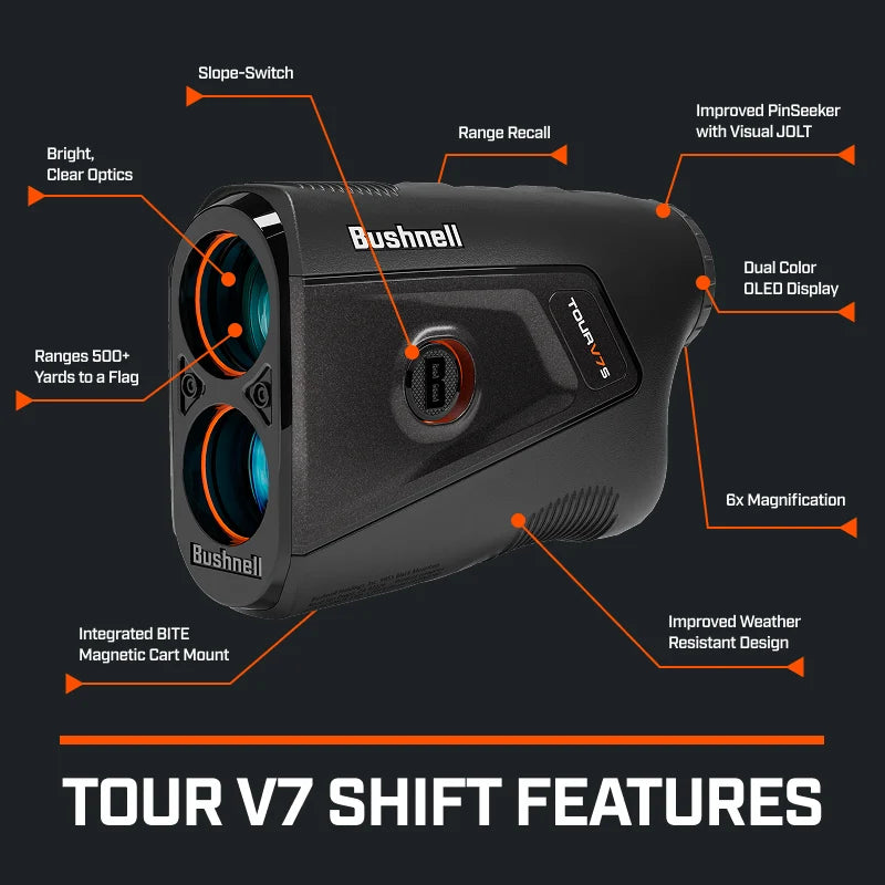 BUSHNELL TOUR V7 SHIFT LASER RANGE FINDER